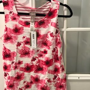 Chico’s Reversible Print Tank Top Size 0
